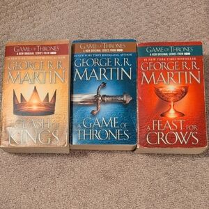 Game Of Thrones Book Set By George R R Martin USED